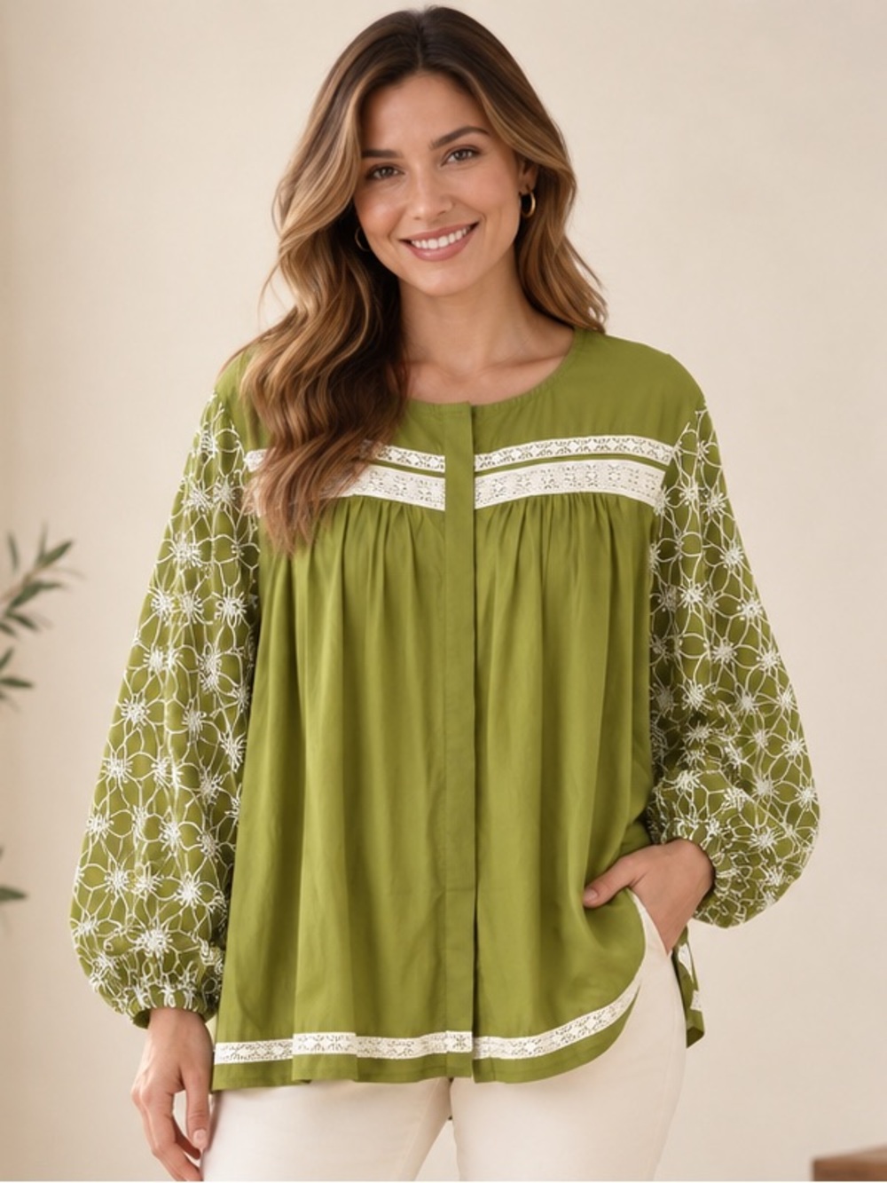 Lavish by Lori Goldstein Shiffli Mix Swing Jacket